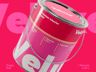 Metal Paint Bucket mockup. 3D model. ProVisual.