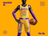 Free Basketball Uniform 3D mockup. Create presentations using Online Mockup Generator.