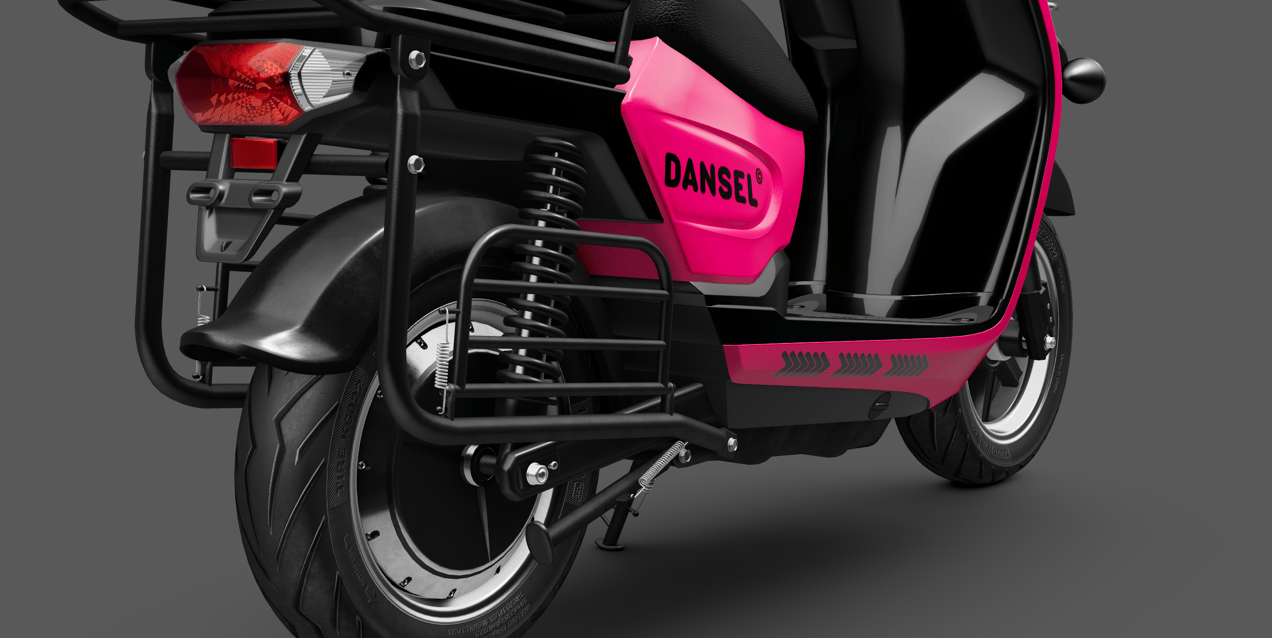Food Delivery Scooter 3D model. Aima Bird 2000W. ProVisual.