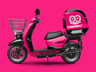 Food Delivery Scooter 3D model. Aima Bird 2000W. ProVisual.