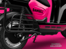 Food Delivery Scooter 3D model. Aima Bird 2000W. ProVisual.