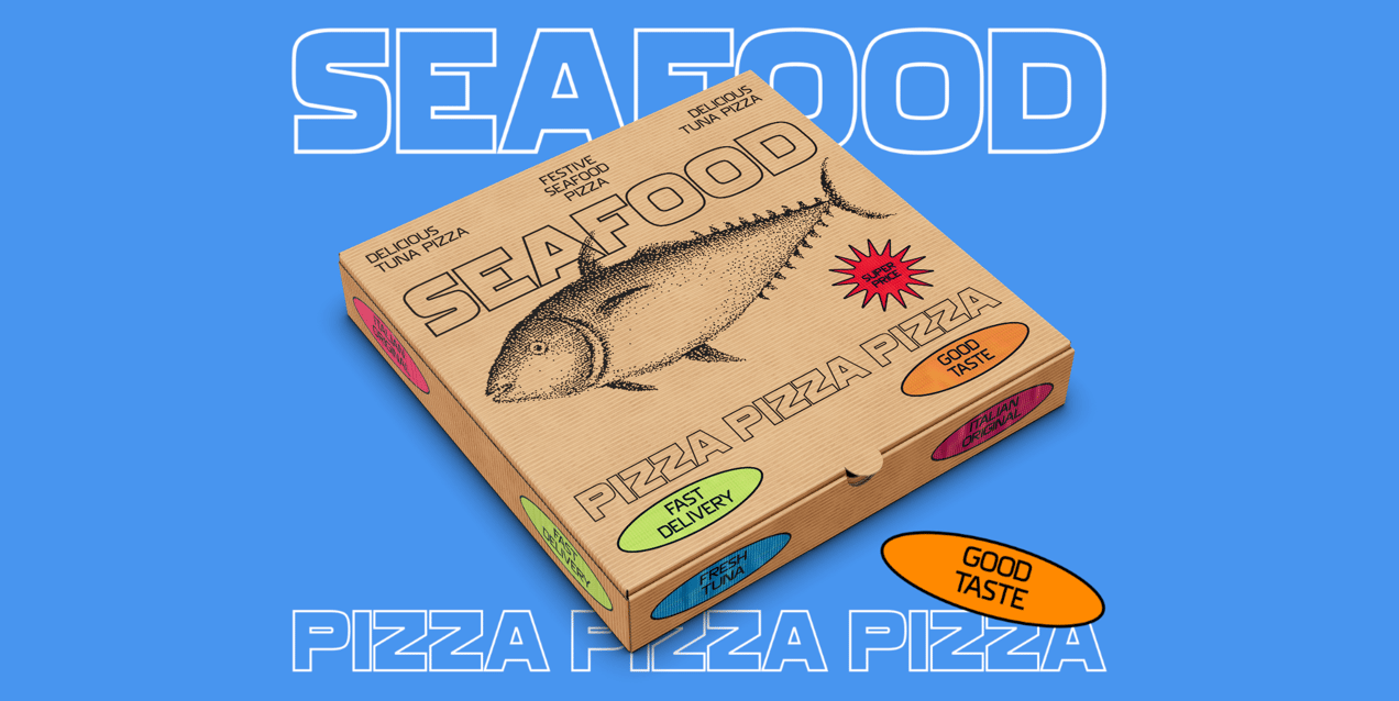 ProVisual — Pizza Box 3D mockup