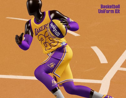 ProVisual — Basketball Uniform Mockup 3D mockup