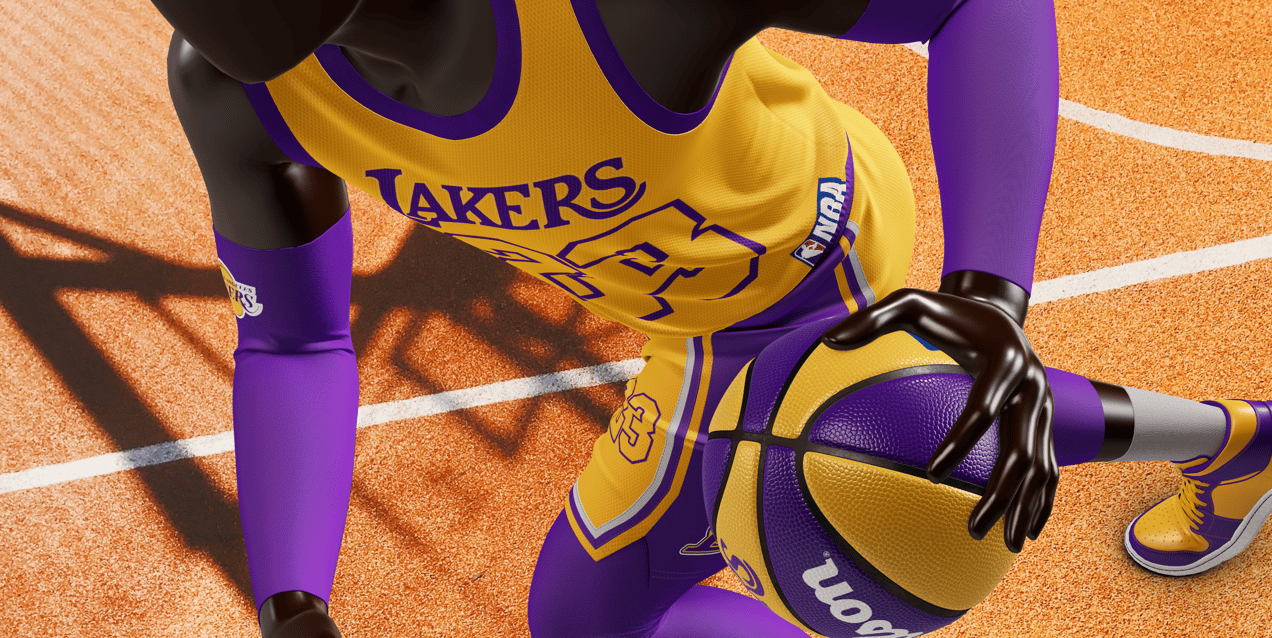 Free Basketball Uniform 3D mockup. Create presentations using Online Mockup Generator.