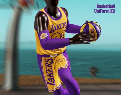 Free Basketball Uniform 3D mockup. Create presentations using Online Mockup Generator.
