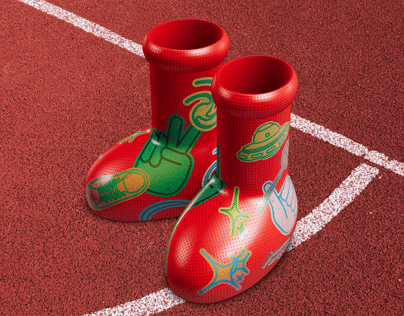 ProVisual — Big Red Boots 3D mockup
