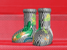 Big Red Boots. 3D model. ProVisual.
