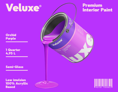 Metal Bucket Pouring Paint. 3D model. ProVisual. 