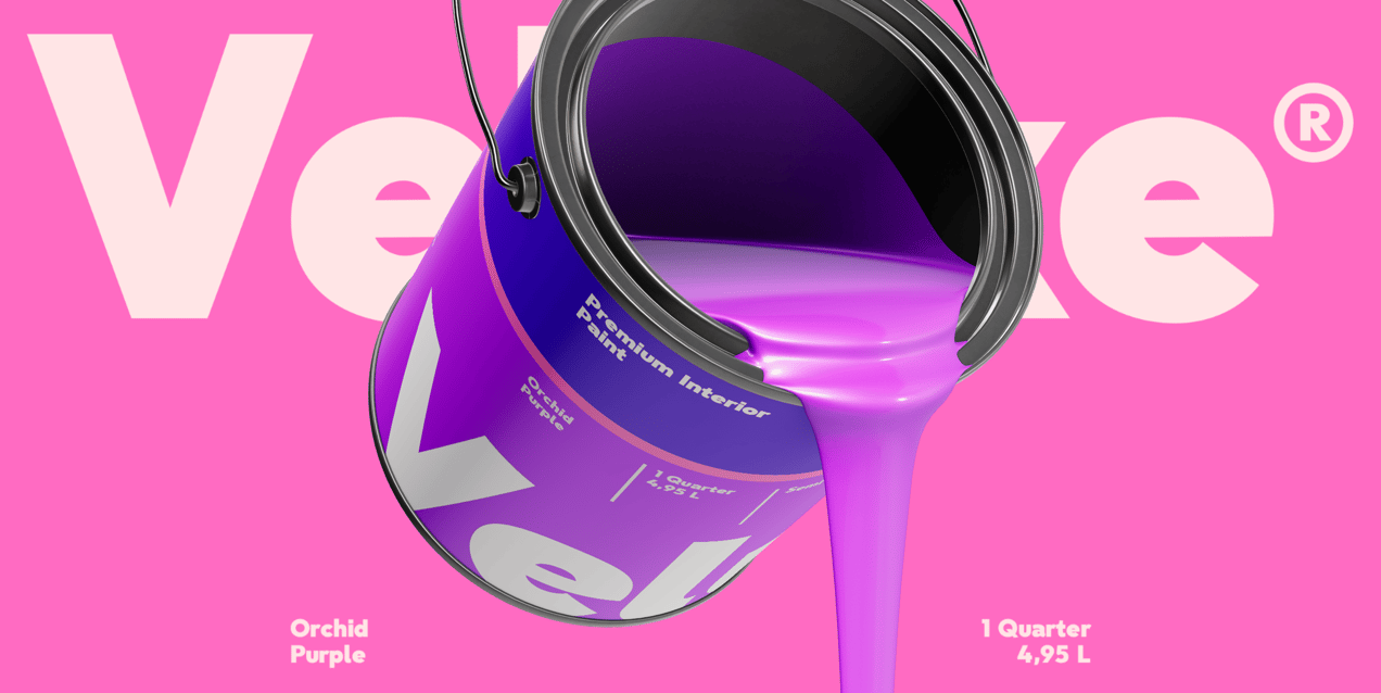 Metal Bucket Pouring Paint. 3D model. ProVisual. 
