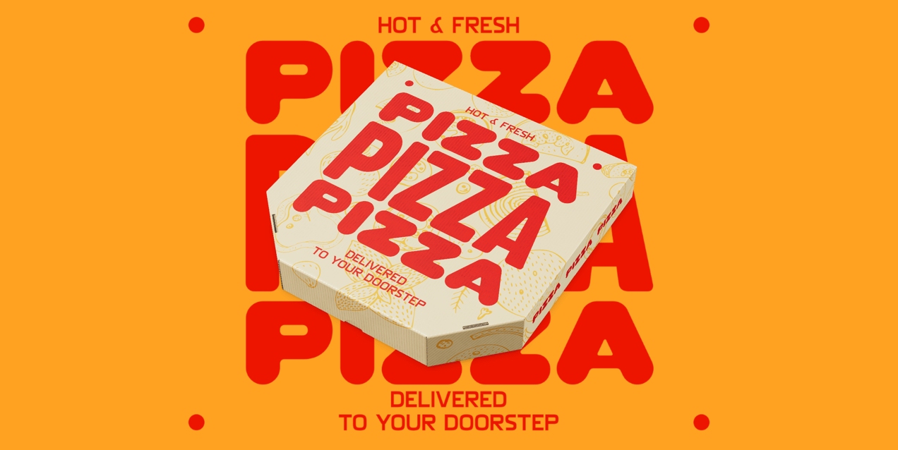 ProVisual — Pizza Box with Cut Corners 3D mockup