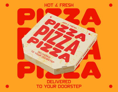 ProVisual — Pizza Box with Cut Corners 3D mockup