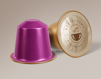 ProVisual — Coffee Pod Mockup 3D mockup