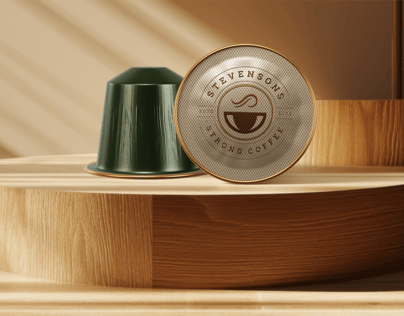 Free Coffee Pod 3D mockup. Create presentations using Online Mockup Generator.