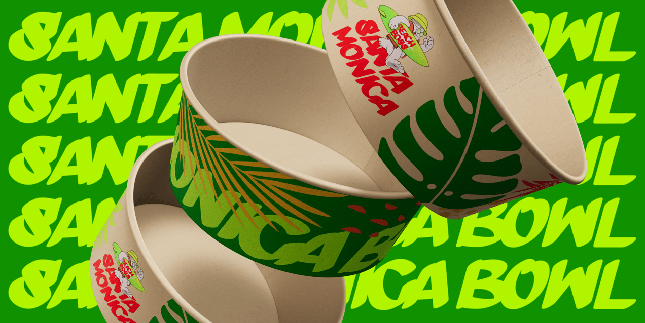 Three Food Bowls. 3D model. ProVisual. 