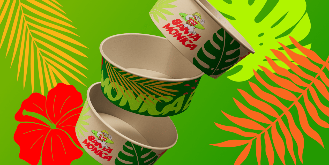 Three Food Bowls. 3D model. ProVisual. 