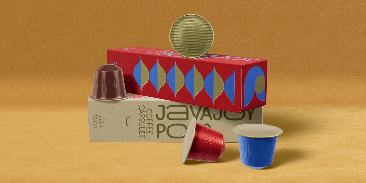 Two Boxes with Coffee Pods. 3D model. ProVisual. 