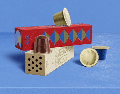 Two Boxes with Coffee Pods. 3D model. ProVisual. 