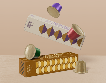 Two Boxes with Coffee Pods. 3D model. ProVisual.