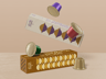 Two Boxes with Coffee Pods. 3D model. ProVisual.