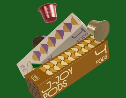 Two Boxes with Coffee Pods. 3D model. ProVisual.