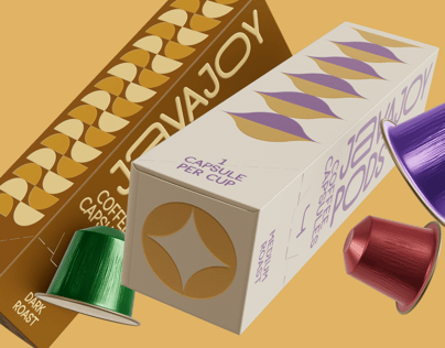 Two Boxes with Coffee Pods. 3D model. ProVisual.
