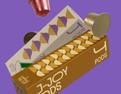Two Boxes with Coffee Pods. 3D model. ProVisual.