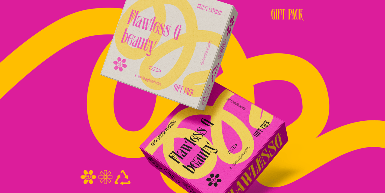 Two Square Boxes. Box Mockup. Edit Online. ProVisual. 