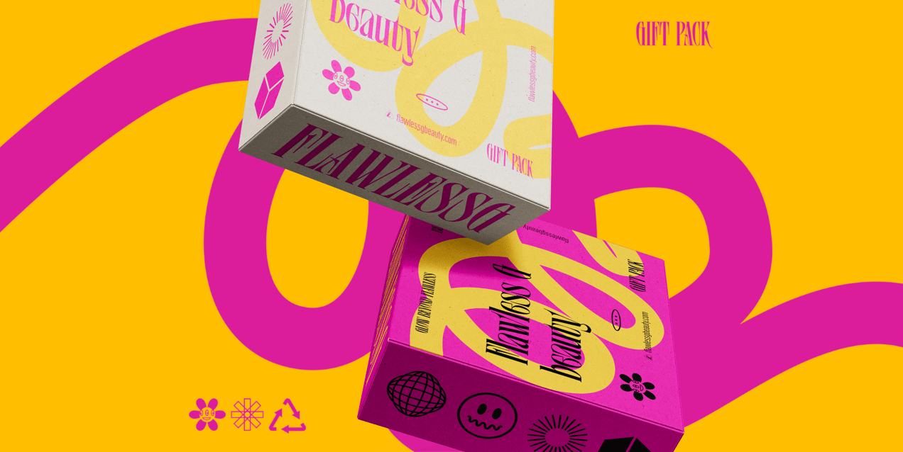 Two Square Boxes. Box Mockup. Edit Online. ProVisual. 