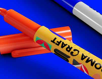 Free Pen 3D mockup. Create presentations using Online Mockup Generator.