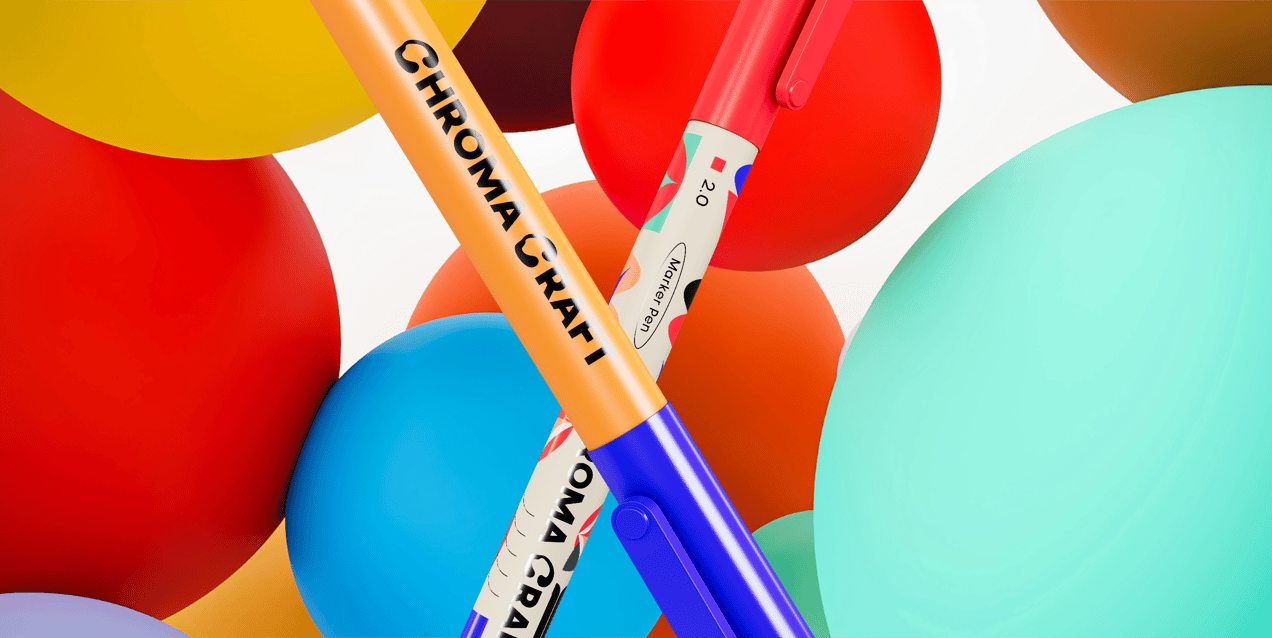 Free Pen 3D mockup. Create presentations using Online Mockup Generator.