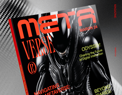 Magazine 3D mockup. Create presentations using Online Mockup Generator.