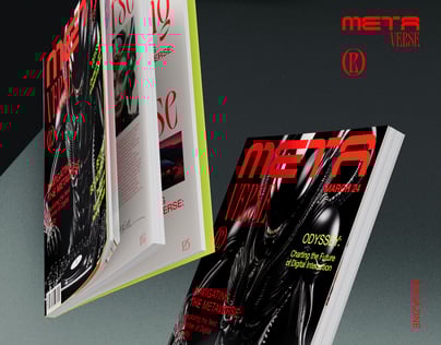Magazine 3D mockup. Create presentations using Online Mockup Generator.
