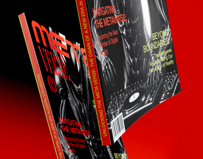 Magazine 3D mockup. Create presentations using Online Mockup Generator.