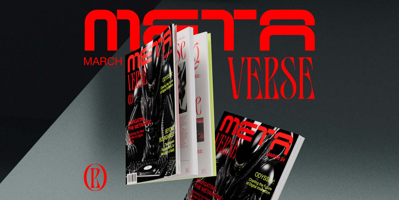 Magazine 3D mockup. Create presentations using Online Mockup Generator.