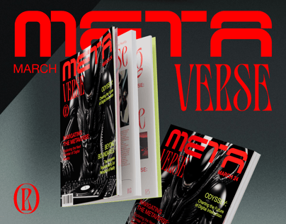 Magazine 3D mockup. Create presentations using Online Mockup Generator.