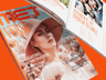 Magazine 3D mockup. Create presentations using Online Mockup Generator.