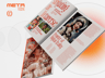 Magazine 3D mockup. Create presentations using Online Mockup Generator.