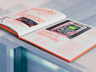 Magazine 3D mockup. Create presentations using Online Mockup Generator.