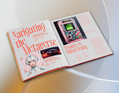 Magazine 3D mockup. Create presentations using Online Mockup Generator.