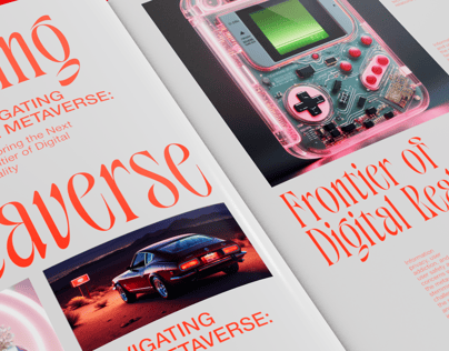 Magazine 3D mockup. Create presentations using Online Mockup Generator.