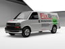 Car Mockup and 3D Model Chevrolet Express Van. ProVisual. 