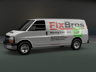 Car Mockup and 3D Model Chevrolet Express Van. ProVisual. 
