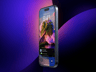 iPhone 15 Pro 3D mockup. Create presentations using Online Mockup Generator.