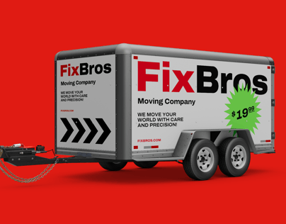 Cargo Trailer Mockup. 3D mockup. ProVisual. Edit online!