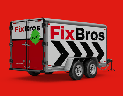 Cargo Trailer Mockup. 3D mockup. ProVisual. Edit online!