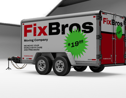 Cargo Trailer Mockup. 3D mockup. ProVisual. Edit online!