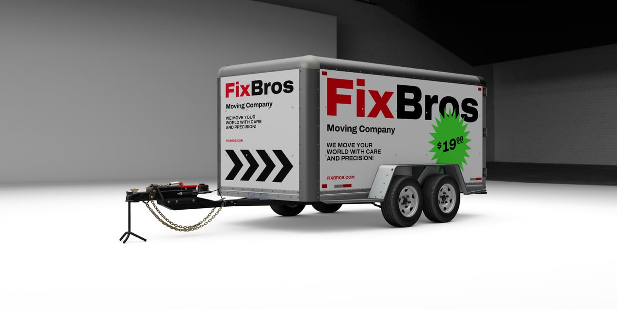 ProVisual — Cargo Trailer 6x12 3D mockup