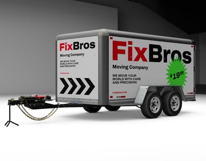 ProVisual — Cargo Trailer 6x12 3D mockup