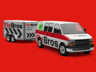 Free Van 3D mockup. Create presentations using Online Mockup Generator.