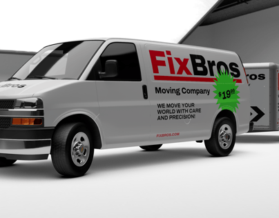 Free Van 3D mockup. Create presentations using Online Mockup Generator.